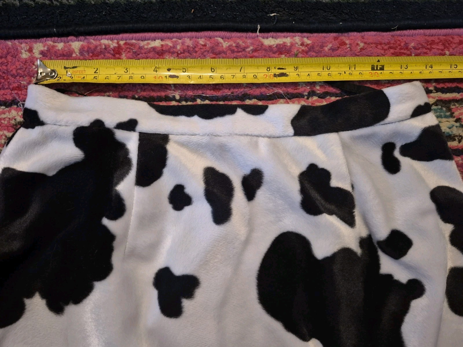 VTG Alba Moda Creation cow print womens short skirt cowgirl fashion size 8 10 12