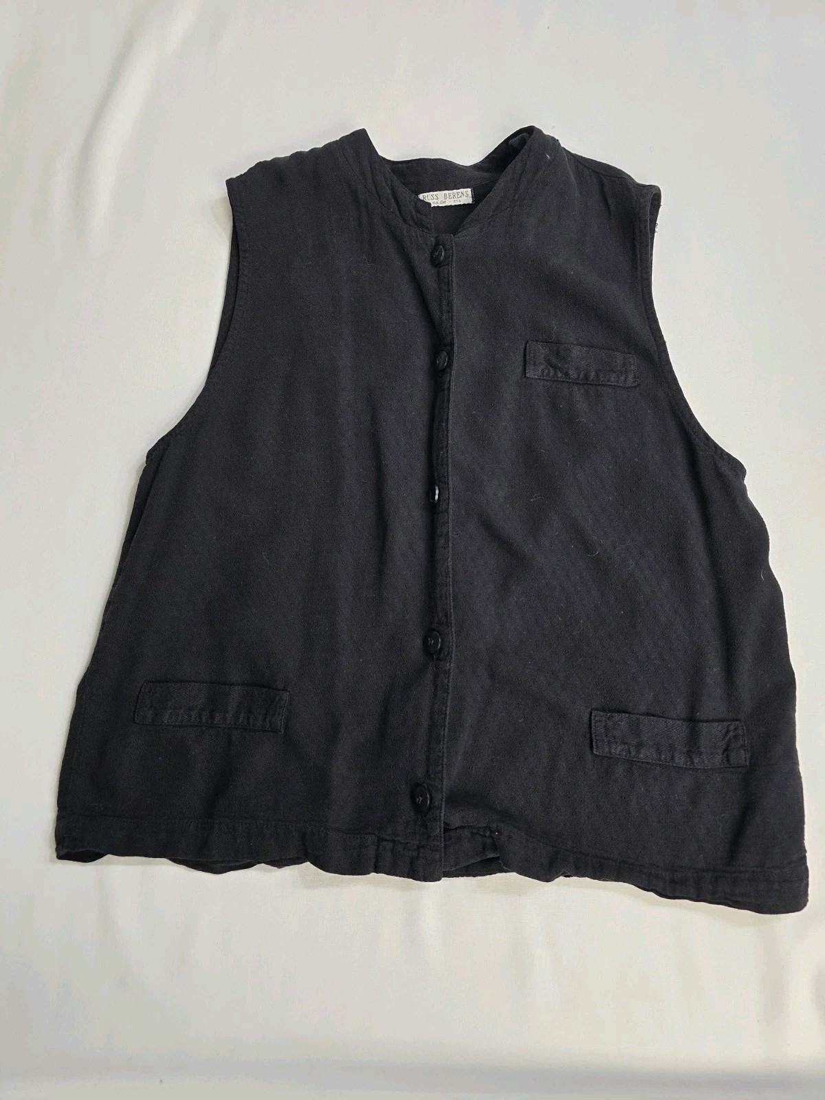 Vintage Russ Berens Malibu California Button Up Sleeveless Top Vest Women&rsquo;s M