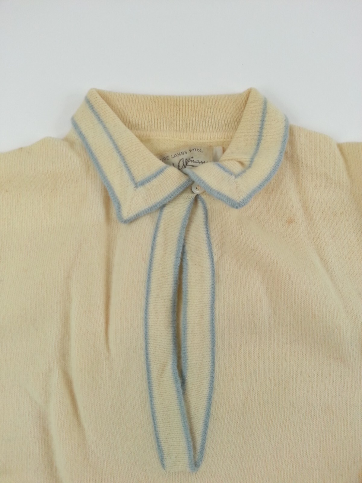 Vintage 1970s Bernard Altmann Made Austria 100% Lambs Wool Original Bag As-is