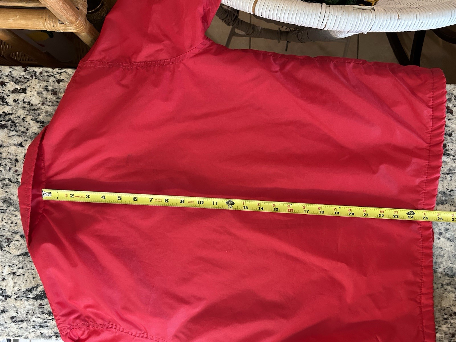 Vintage 80s Pinehurst Golf Course Resort NC West Wind Windbreaker Ladies M Red