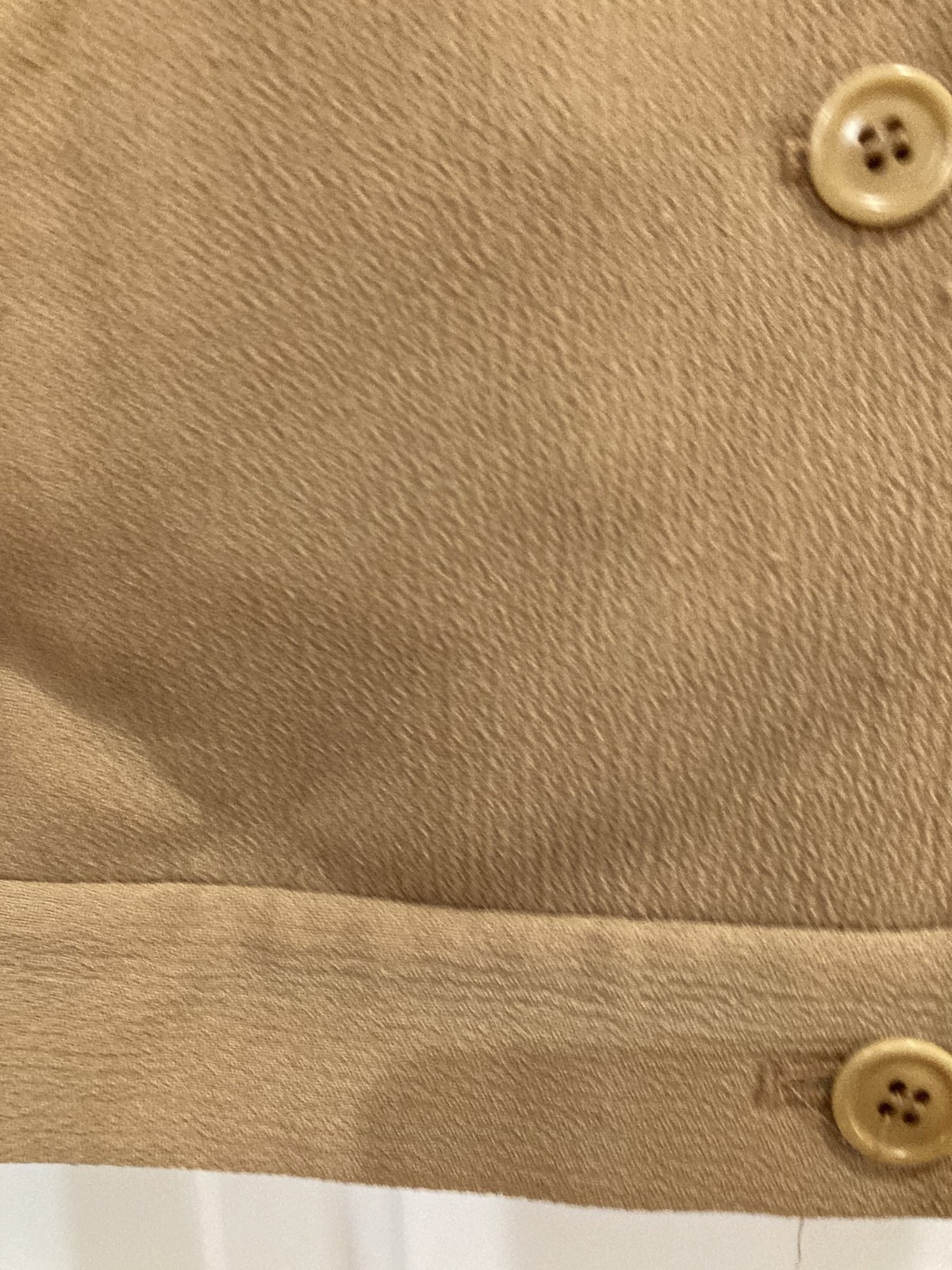 Vintage Liz Claiborne 90s Y2K Nubby Polyester Tan Camel Jacket, Size Petite 10