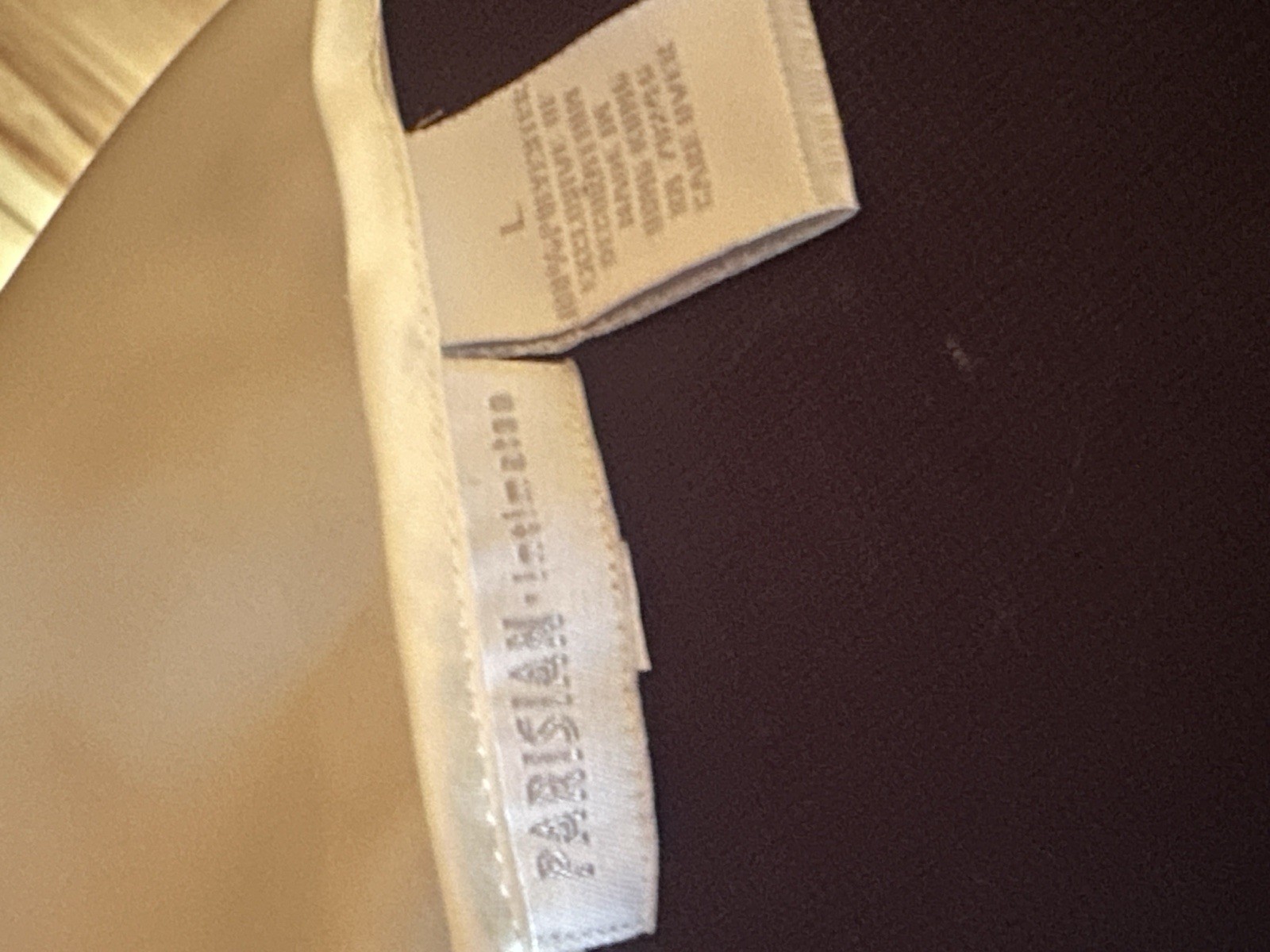 Vtg Parisian Intimates Liquid Satin Bridal Peignoir Robe Nightgown Set White – L
