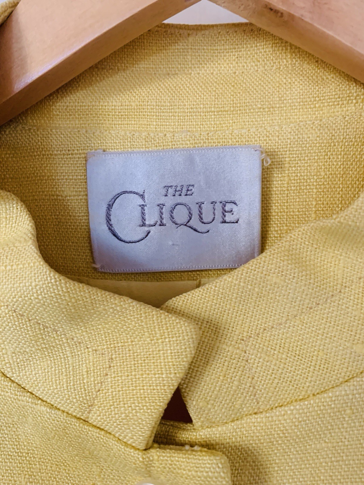 Le Clique mod 1960s Yellow Women&rsquo;s Suit Jacket blazer S