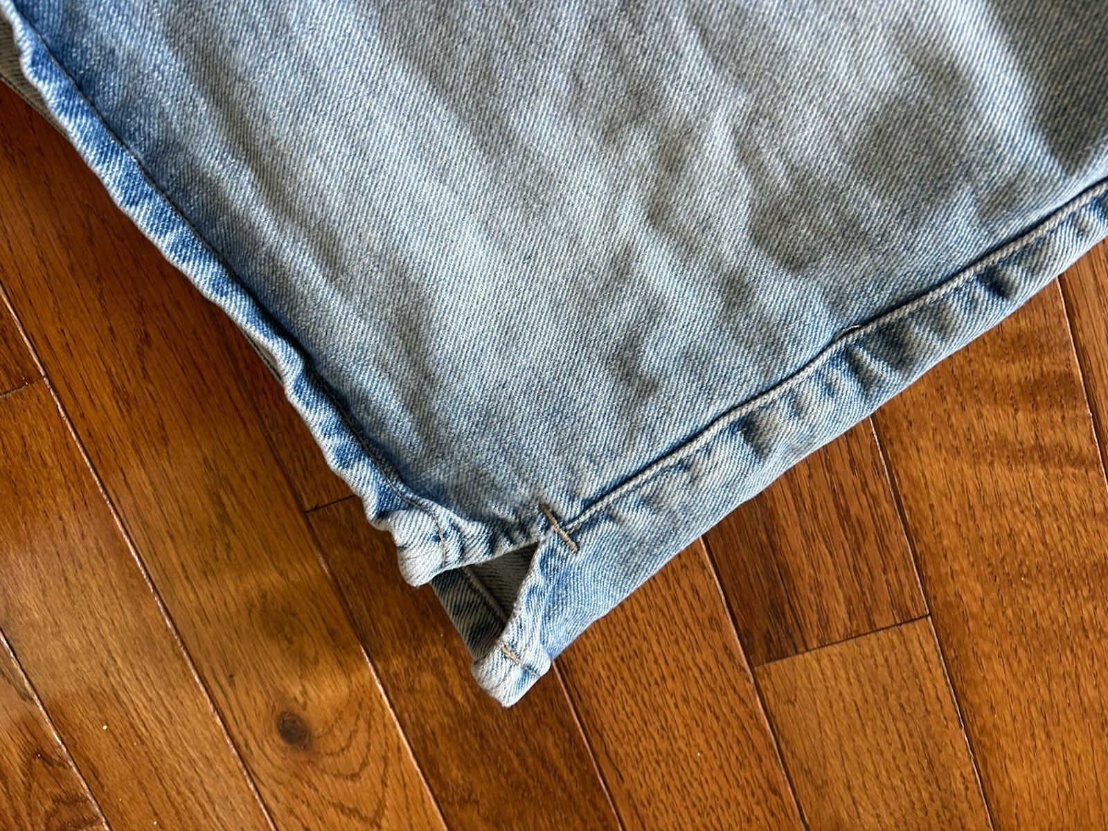 vintage 90s y2k light wash high rise denim shorts size large