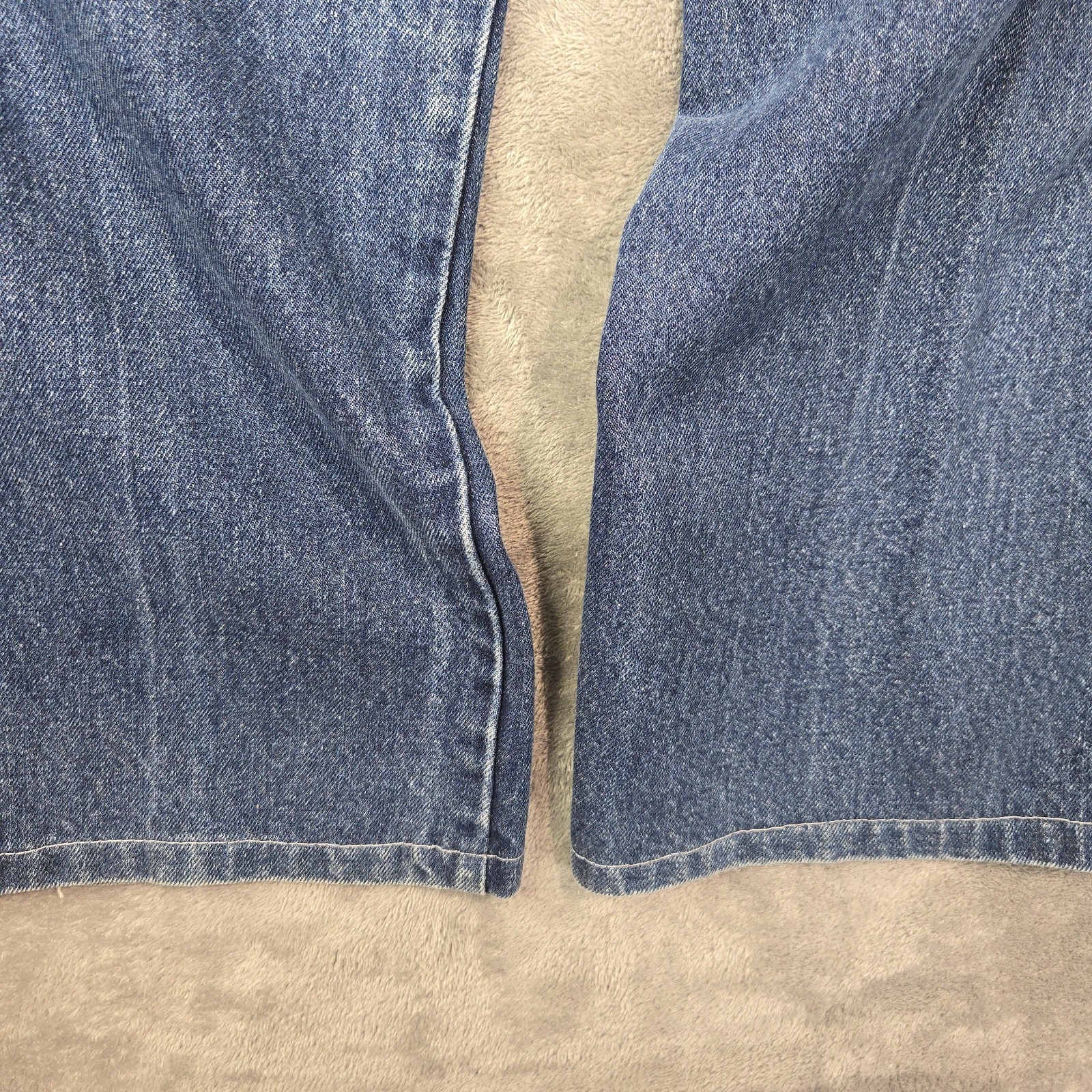 Vintage 70s 80s Lawman Jeans 30 XL Hemmed (~26&Prime;x27&Prime;) Blue Fade Denim 100% Cotton