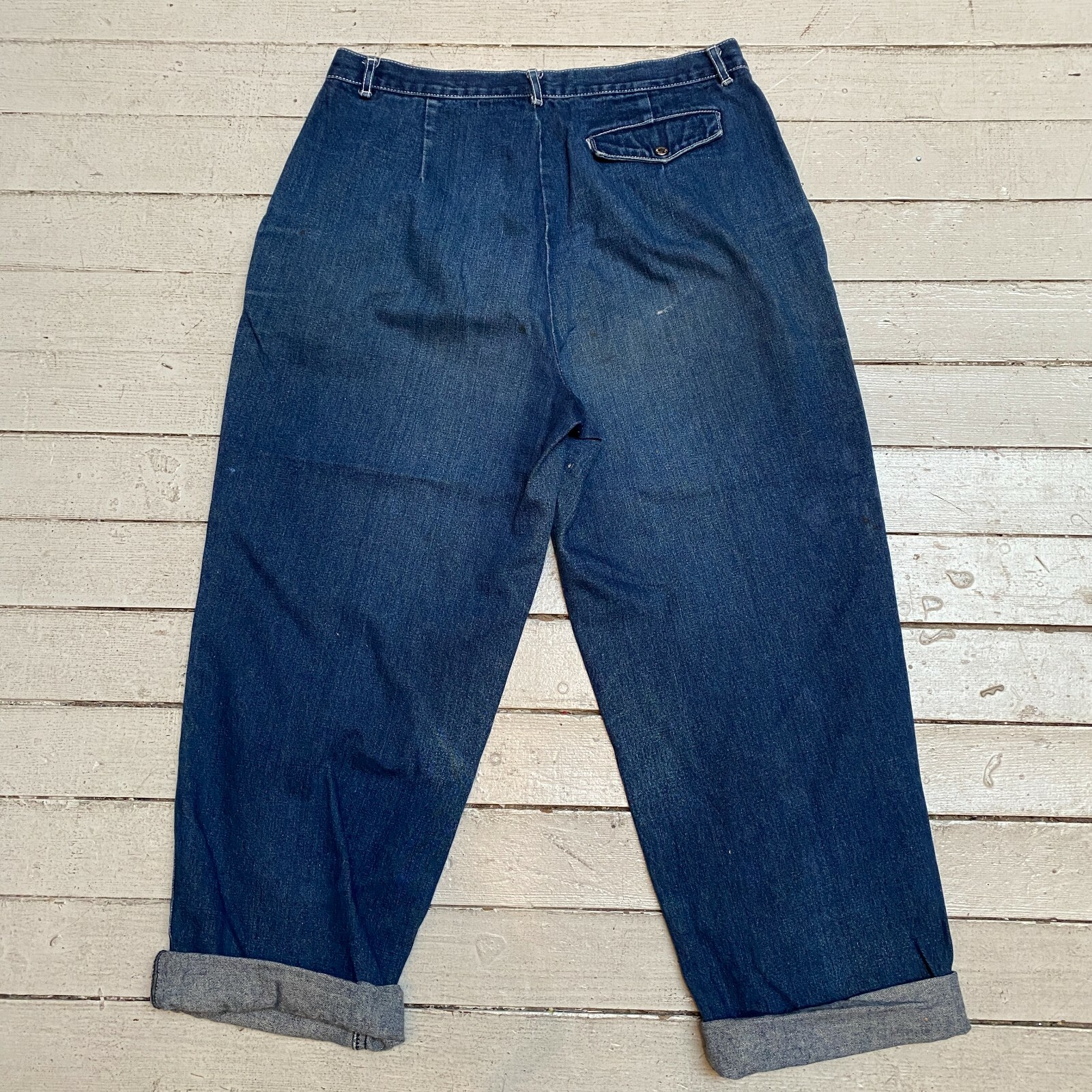 Vintage 1980s BRITTANIA Blue Jeans Denim 33 x 29
