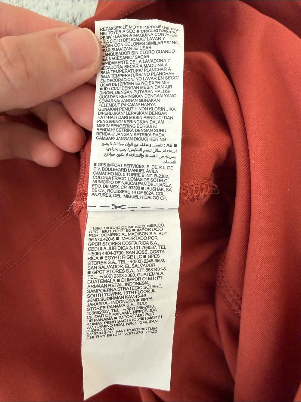Old Navy Active Powersoft Extra High-Rise Rust Maternity Leggings Go-Dry Large