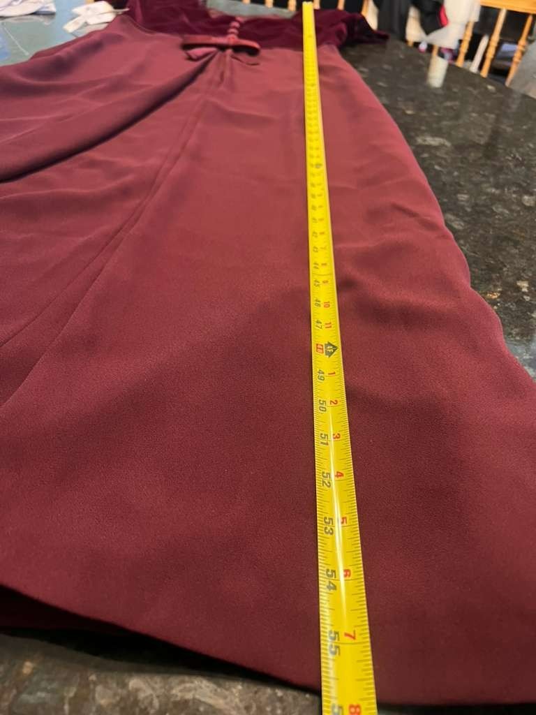 VTG Liz Claiborne Night Dress 14 NWT Red Velvet Gown Bridgerton Regencycore 90s