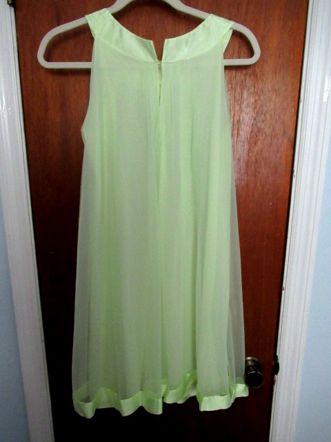 Vintage Gossard Artemis Peignoir Set Lime Green Nylon S