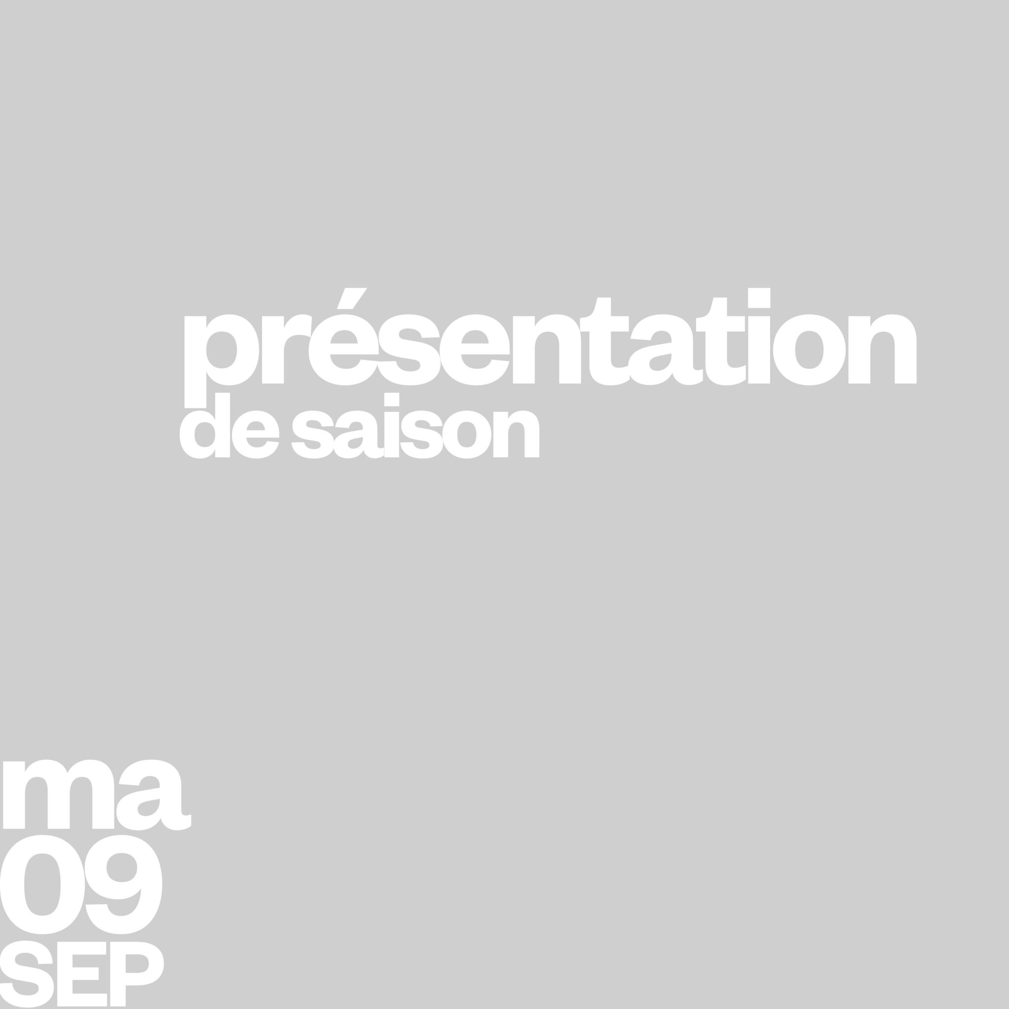 présentation de saison